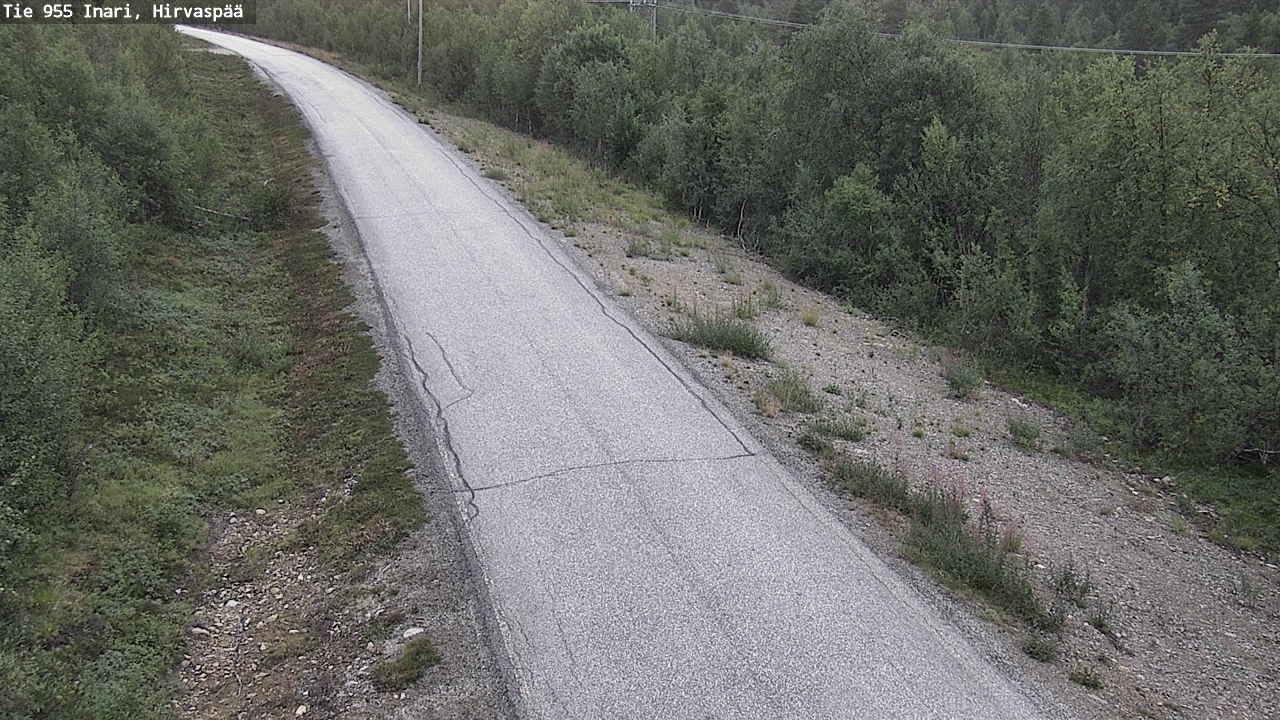 Kelikamerat Kuva Tie 955 Inari, Hirvaspää, Inari, Lappi