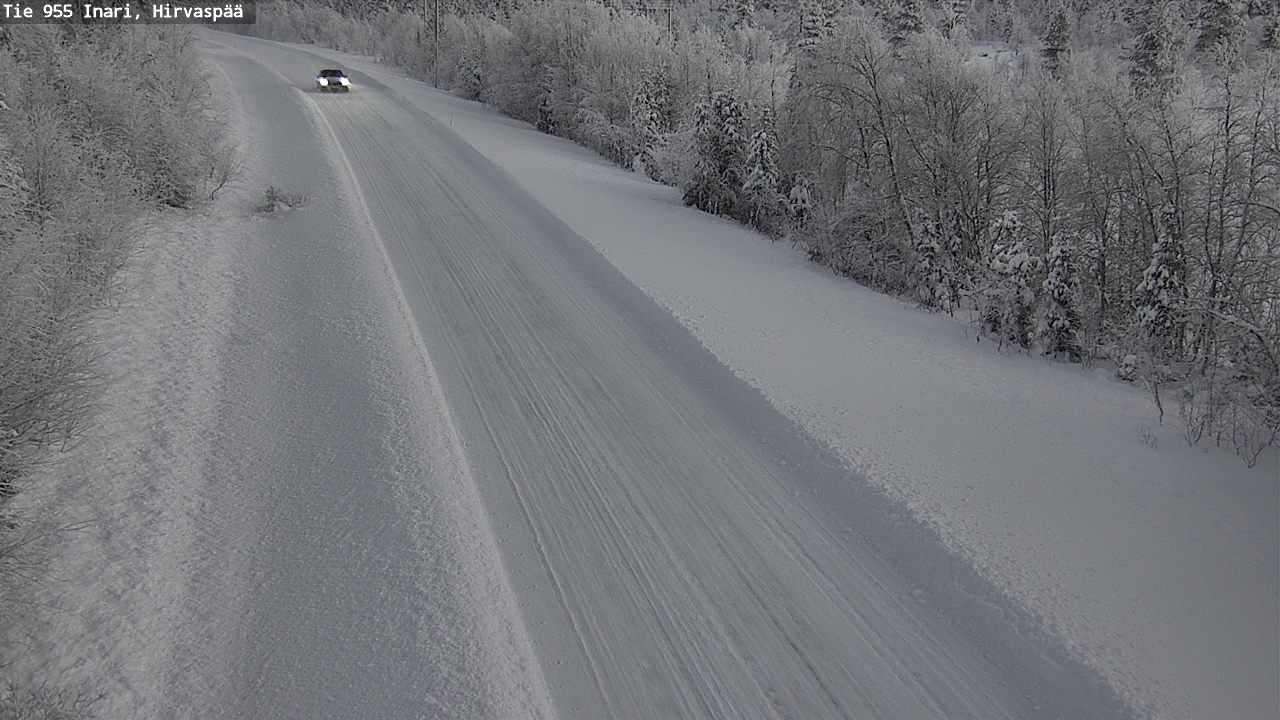 Weather Camera Image Väg 955 Enare, Hirvaspää, Inari, Lappi