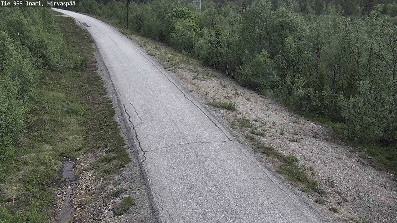 Kelikamerat Kuva Tie 955 Inari, Hirvaspää, Inari, Lappi