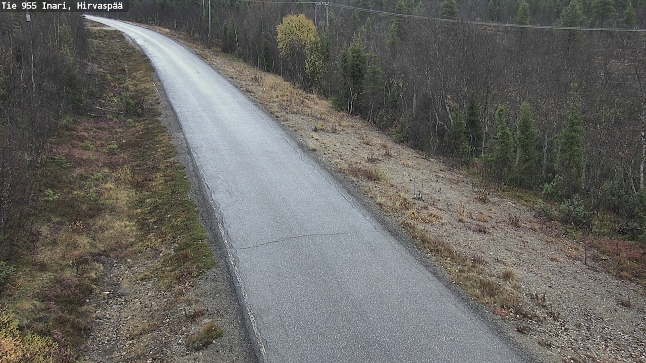 Weather Camera Image Väg 955 Enare, Hirvaspää, Inari, Lappi