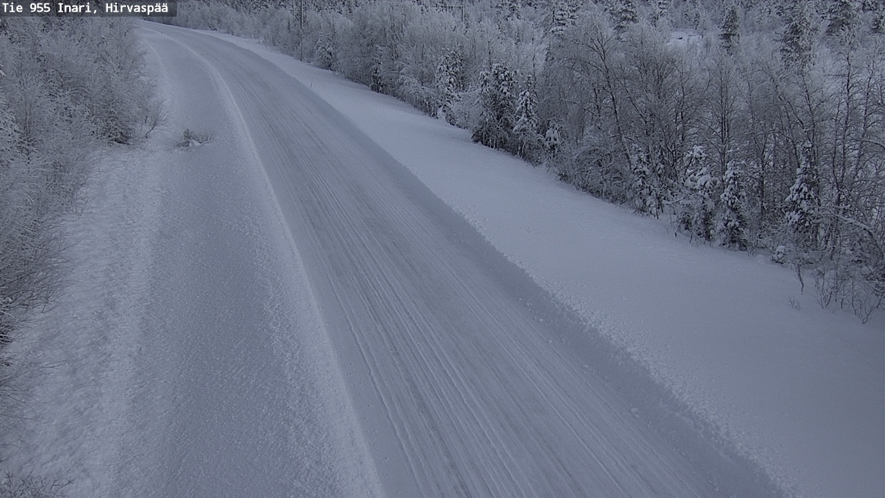 Weather Camera Image Väg 955 Enare, Hirvaspää, Inari, Lappi