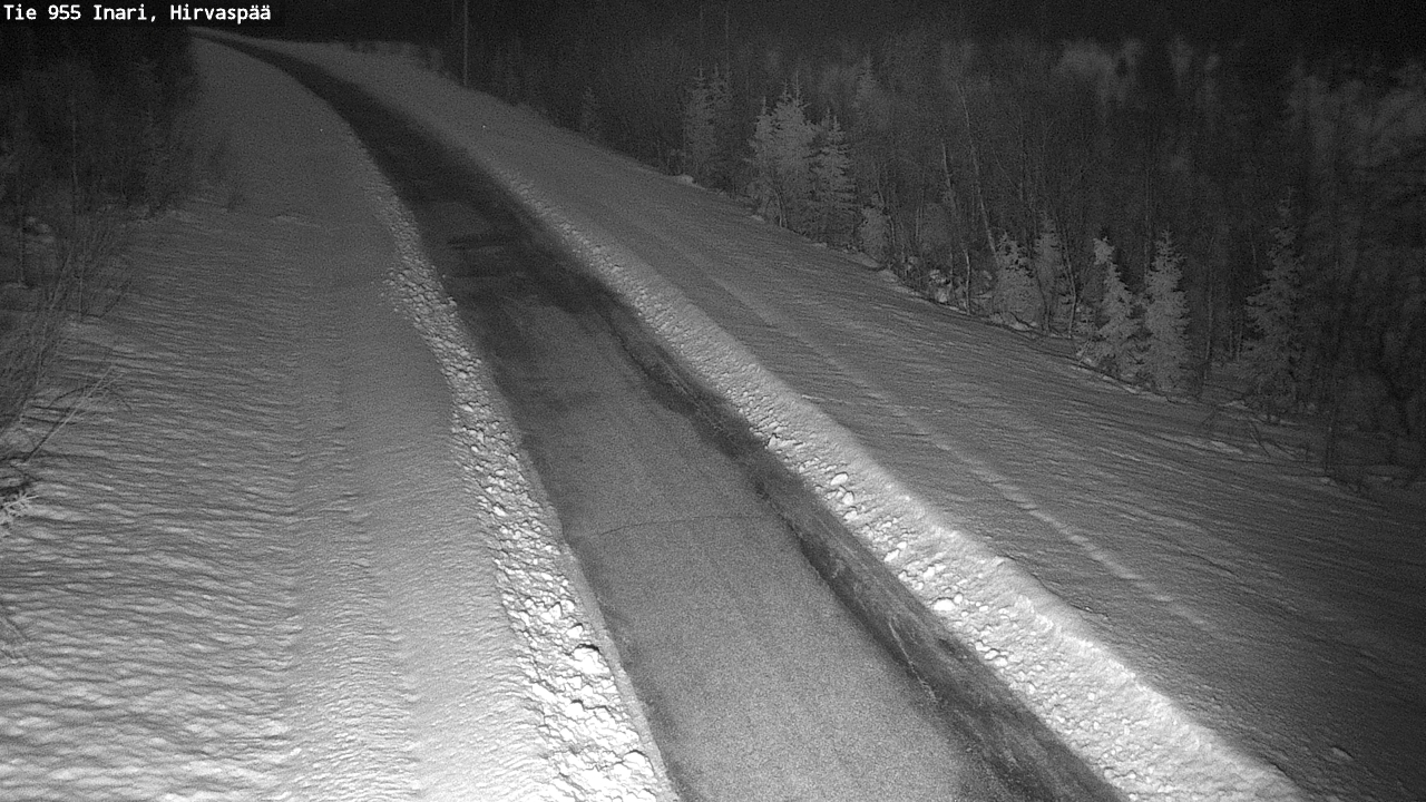 Kelikamerat Kuva Tie 955 Inari, Hirvaspää, Inari, Lappi