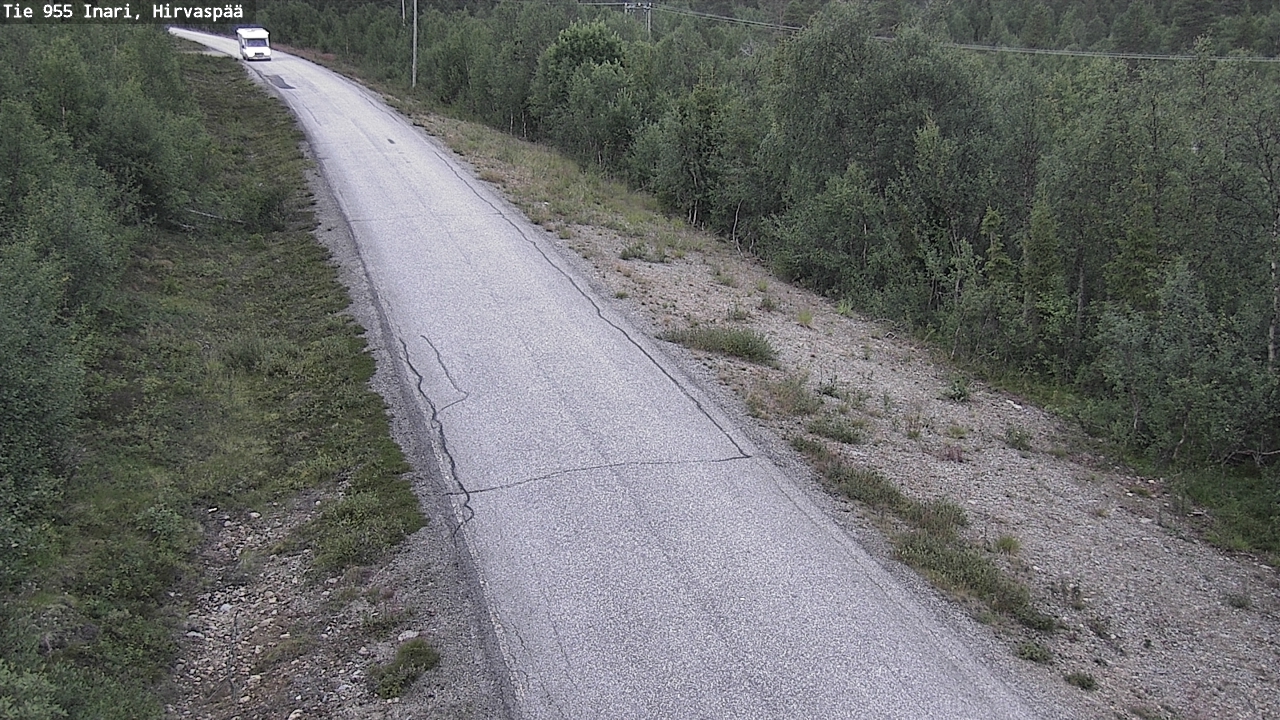 Kelikamerat Kuva Tie 955 Inari, Hirvaspää, Inari, Lappi