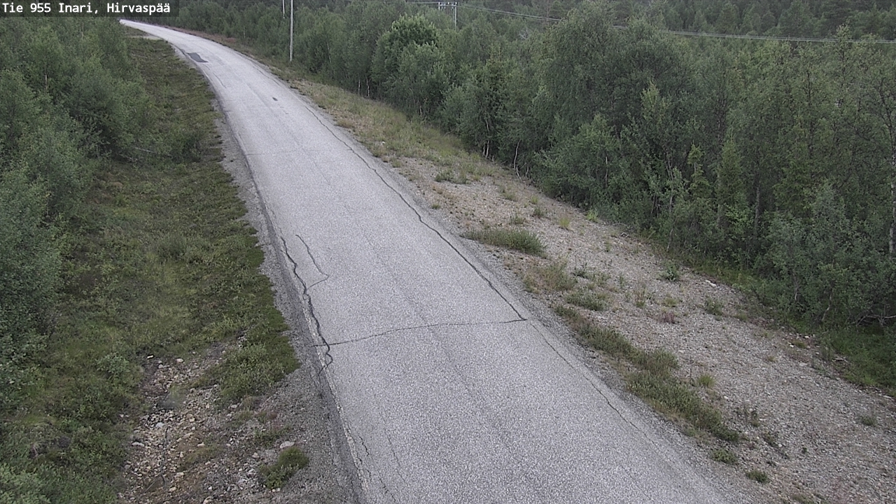 Kelikamerat Kuva Tie 955 Inari, Hirvaspää, Inari, Lappi