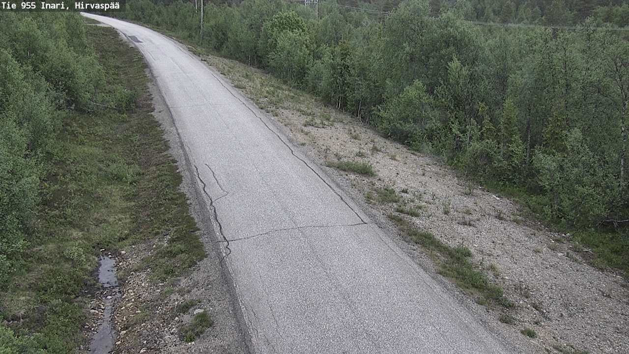Kelikamerat Kuva Tie 955 Inari, Hirvaspää, Inari, Lappi