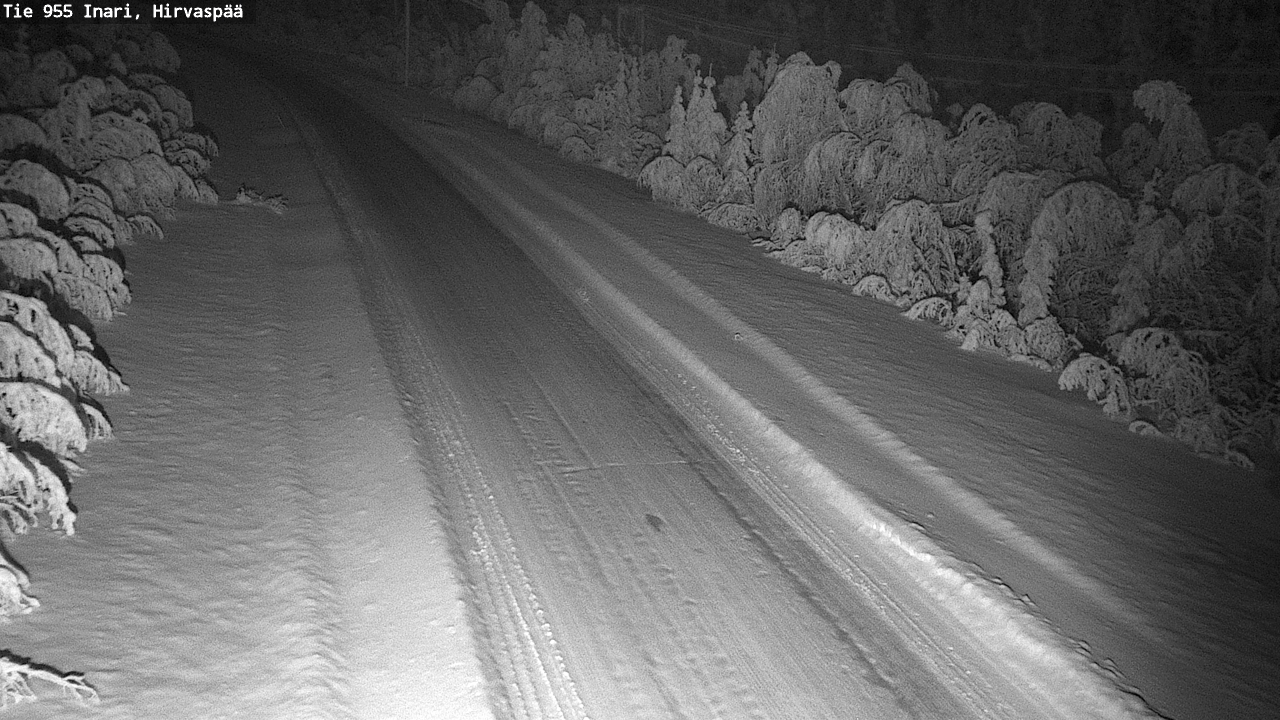 Kelikamerat Kuva Tie 955 Inari, Hirvaspää, Inari, Lappi