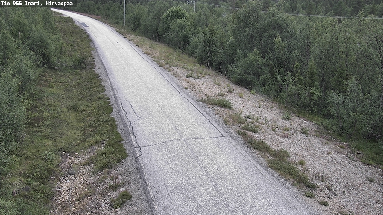 Kelikamerat Kuva Tie 955 Inari, Hirvaspää, Inari, Lappi