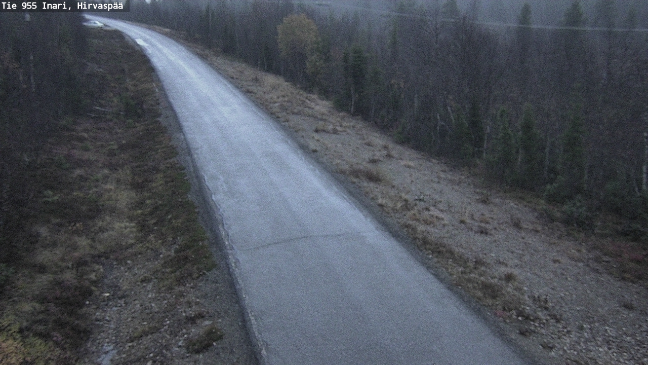 Kelikamerat Kuva Tie 955 Inari, Hirvaspää, Inari, Lappi