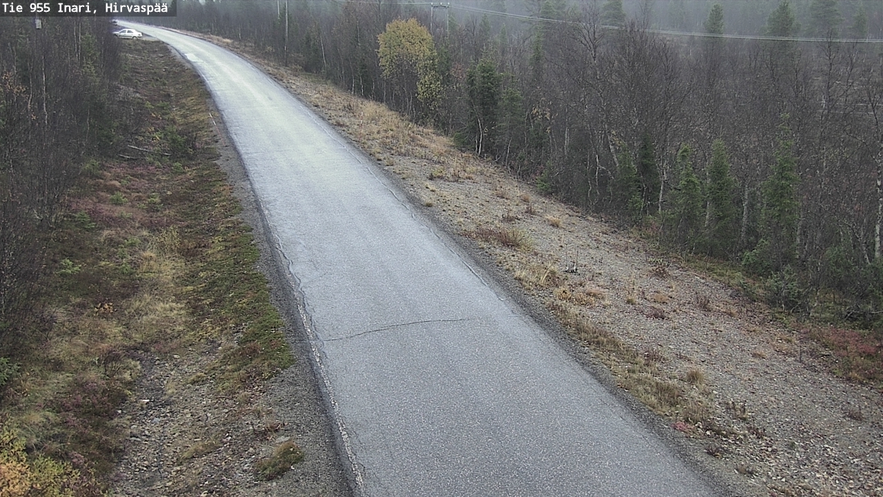 Kelikamerat Kuva Tie 955 Inari, Hirvaspää, Inari, Lappi
