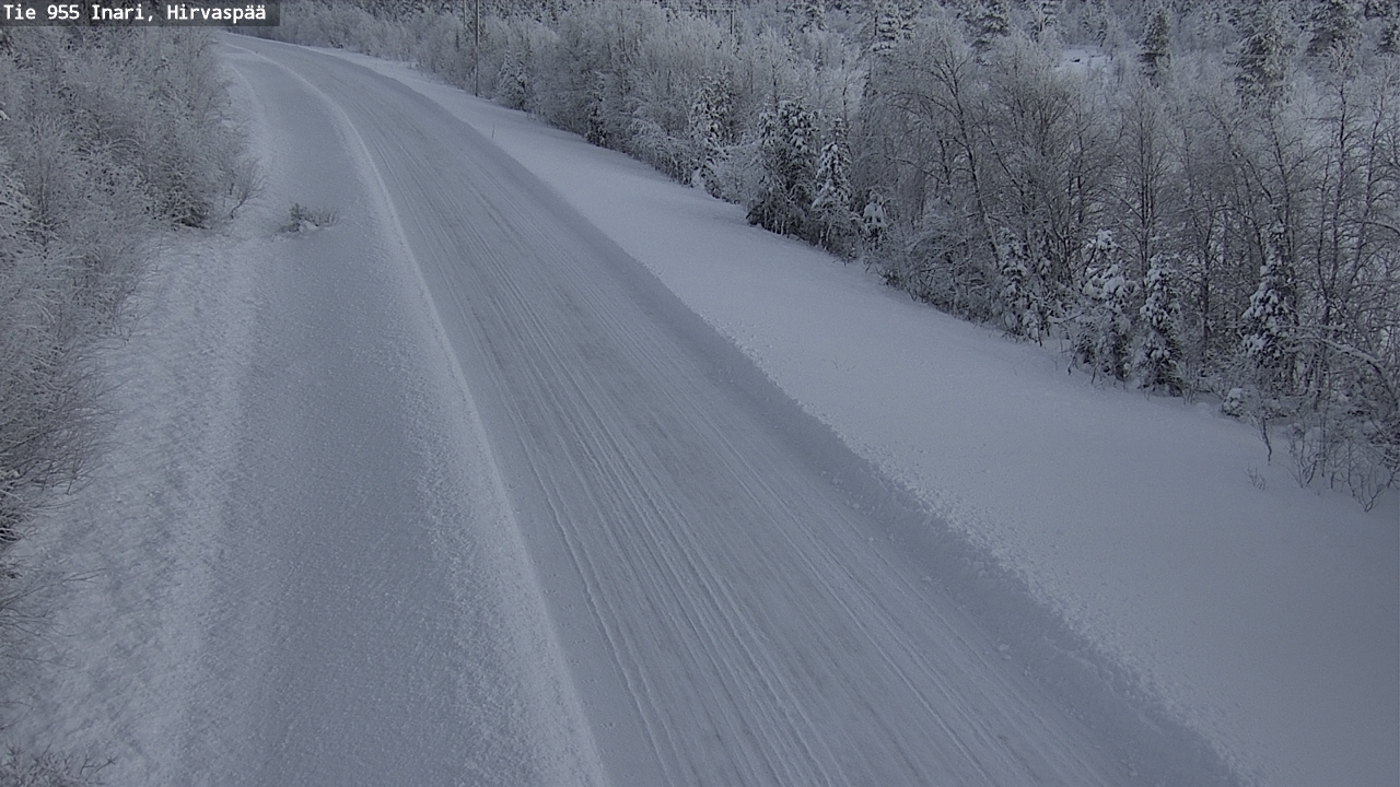 Weather Camera Image Väg 955 Enare, Hirvaspää, Inari, Lappi