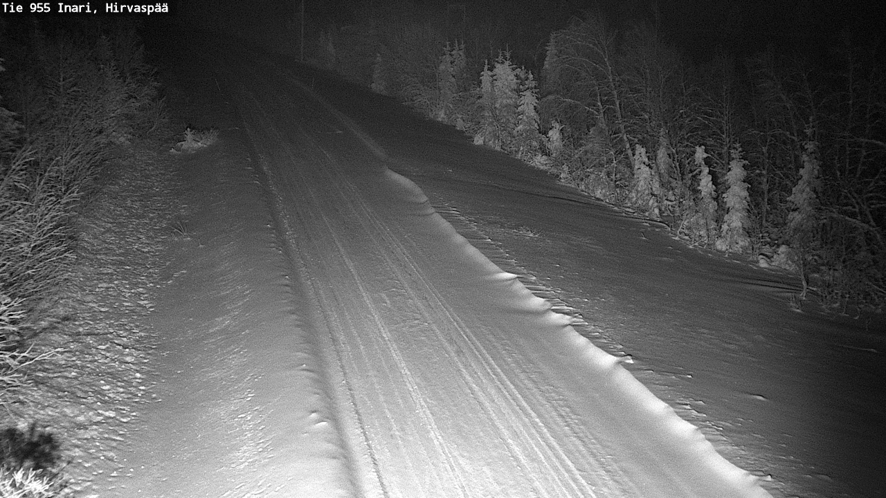 Kelikamerat Kuva Tie 955 Inari, Hirvaspää, Inari, Lappi