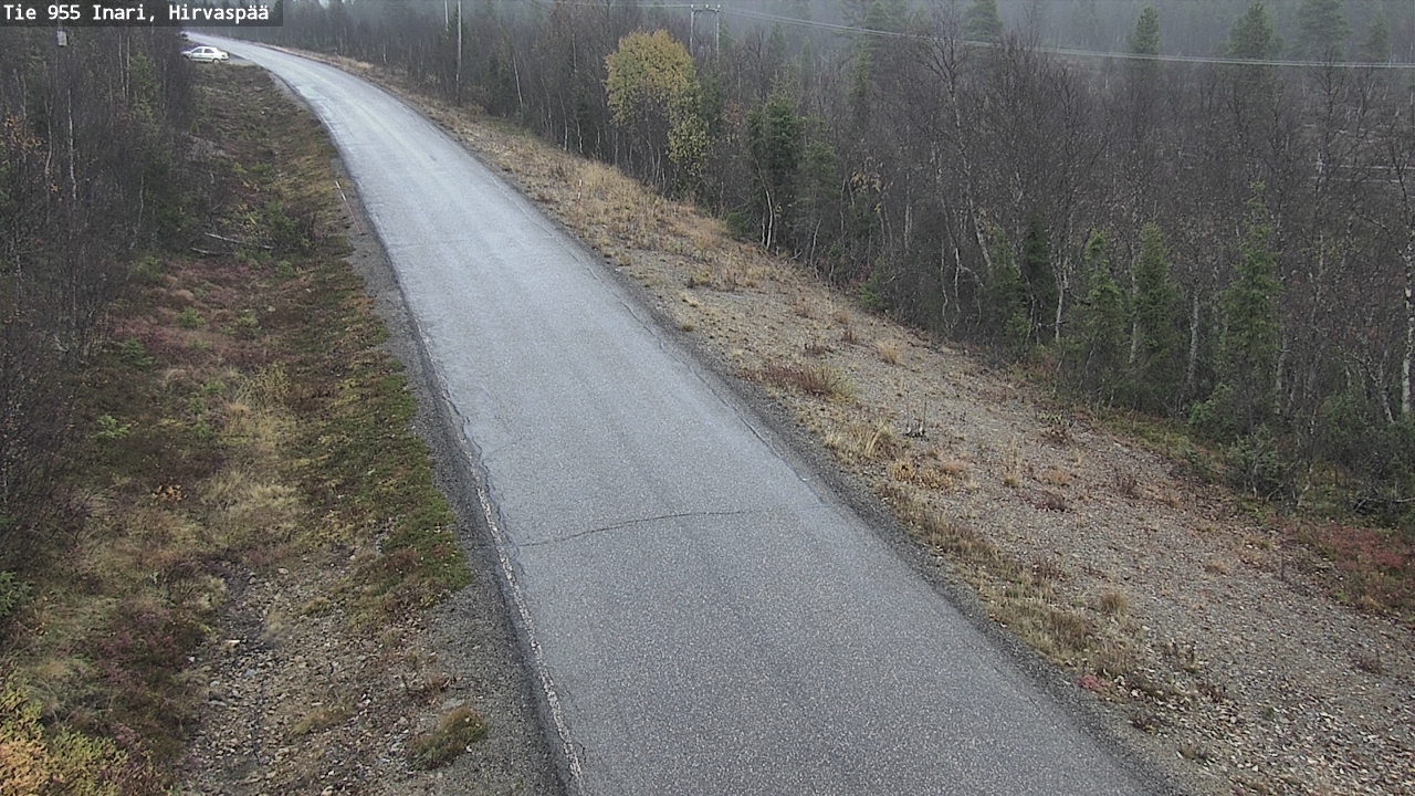 Kelikamerat Kuva Tie 955 Inari, Hirvaspää, Inari, Lappi
