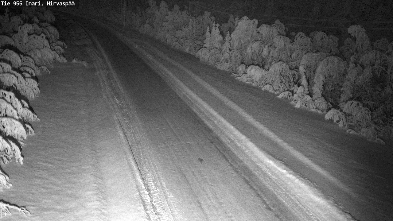 Kelikamerat Kuva Tie 955 Inari, Hirvaspää, Inari, Lappi