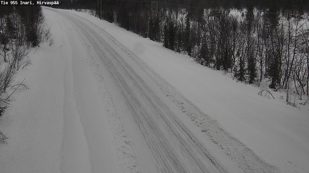Weather Camera Image Väg 955 Enare, Hirvaspää, Inari, Lappi
