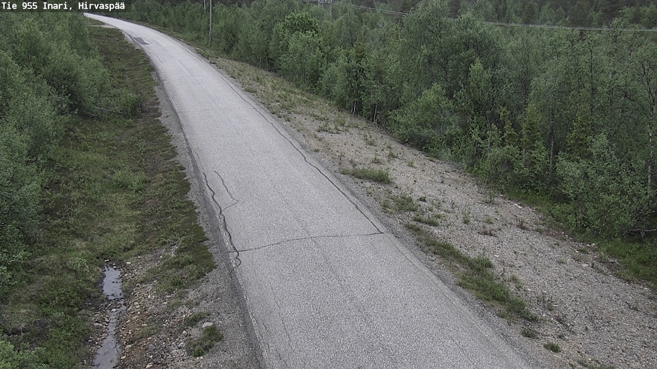 Kelikamerat Kuva Tie 955 Inari, Hirvaspää, Inari, Lappi