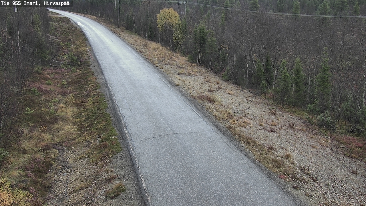 Weather Camera Image Väg 955 Enare, Hirvaspää, Inari, Lappi