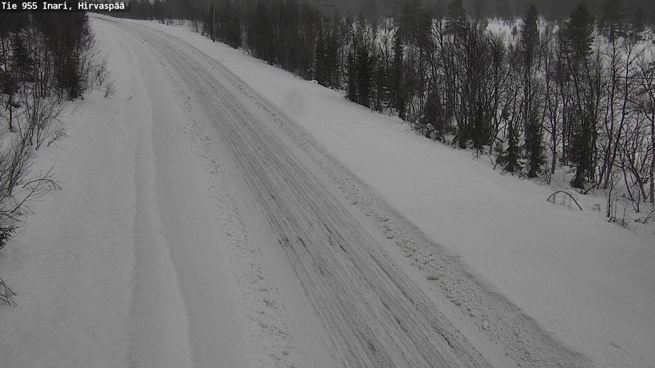 Weather Camera Image Väg 955 Enare, Hirvaspää, Inari, Lappi