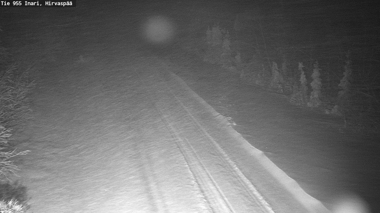 Weather Camera Image Road 955 Inari, Hirvaspää, Inari, Lappi