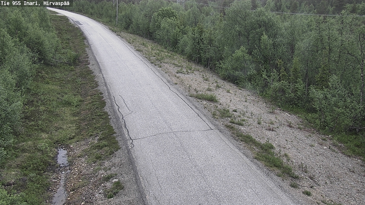 Kelikamerat Kuva Tie 955 Inari, Hirvaspää, Inari, Lappi
