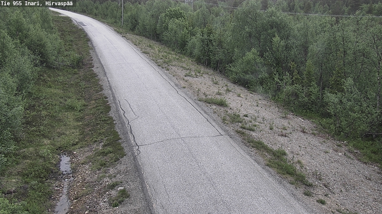 Kelikamerat Kuva Tie 955 Inari, Hirvaspää, Inari, Lappi