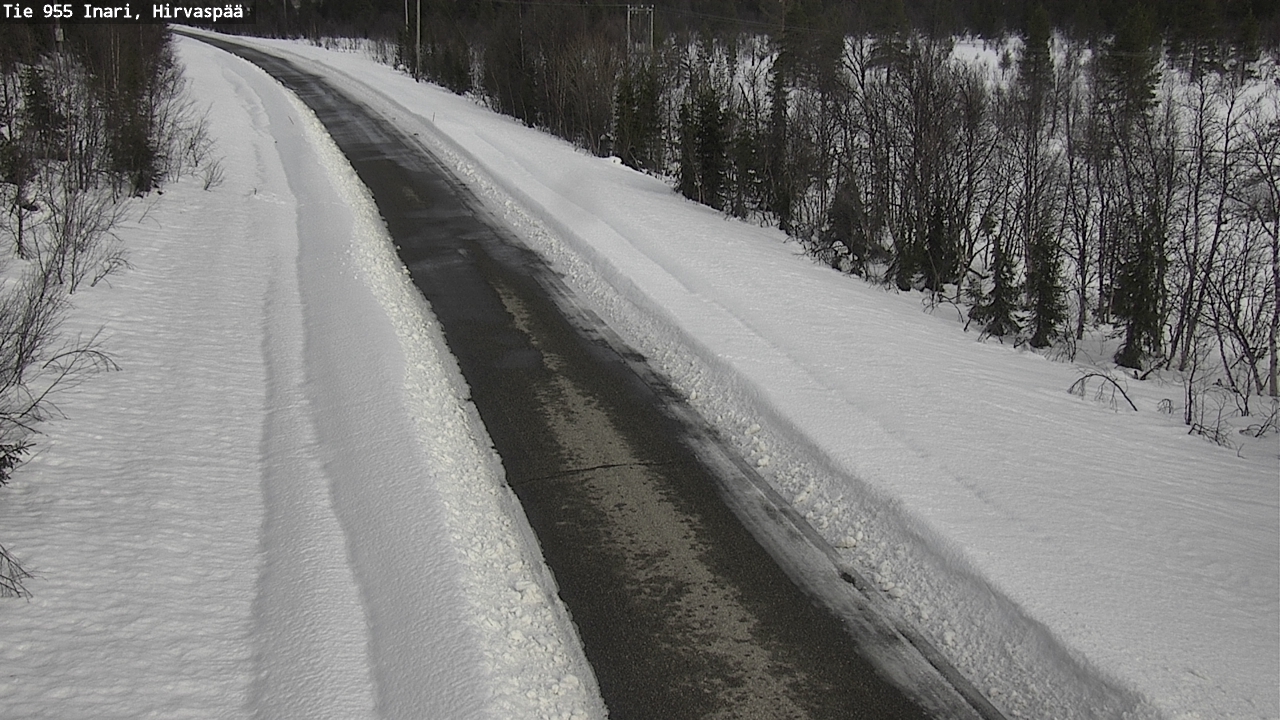 Kelikamerat Kuva Tie 955 Inari, Hirvaspää, Inari, Lappi
