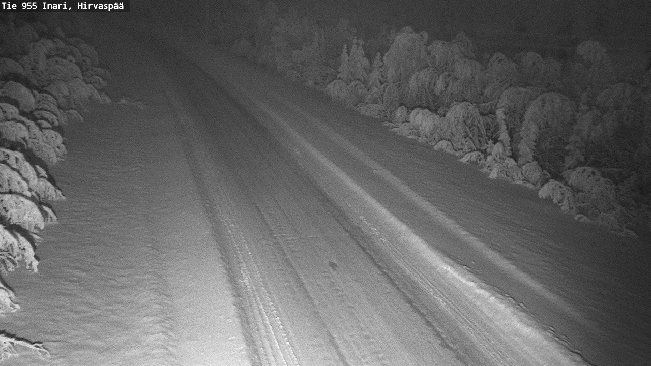 Kelikamerat Kuva Tie 955 Inari, Hirvaspää, Inari, Lappi