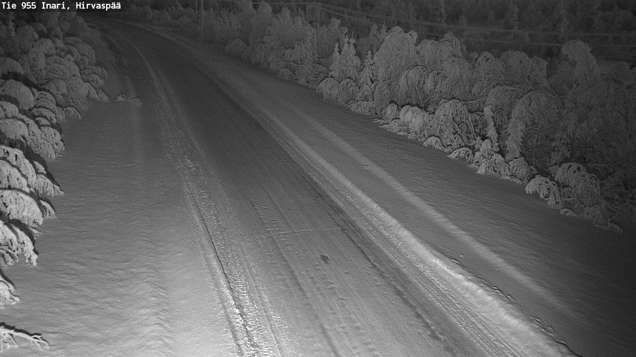 Kelikamerat Kuva Tie 955 Inari, Hirvaspää, Inari, Lappi