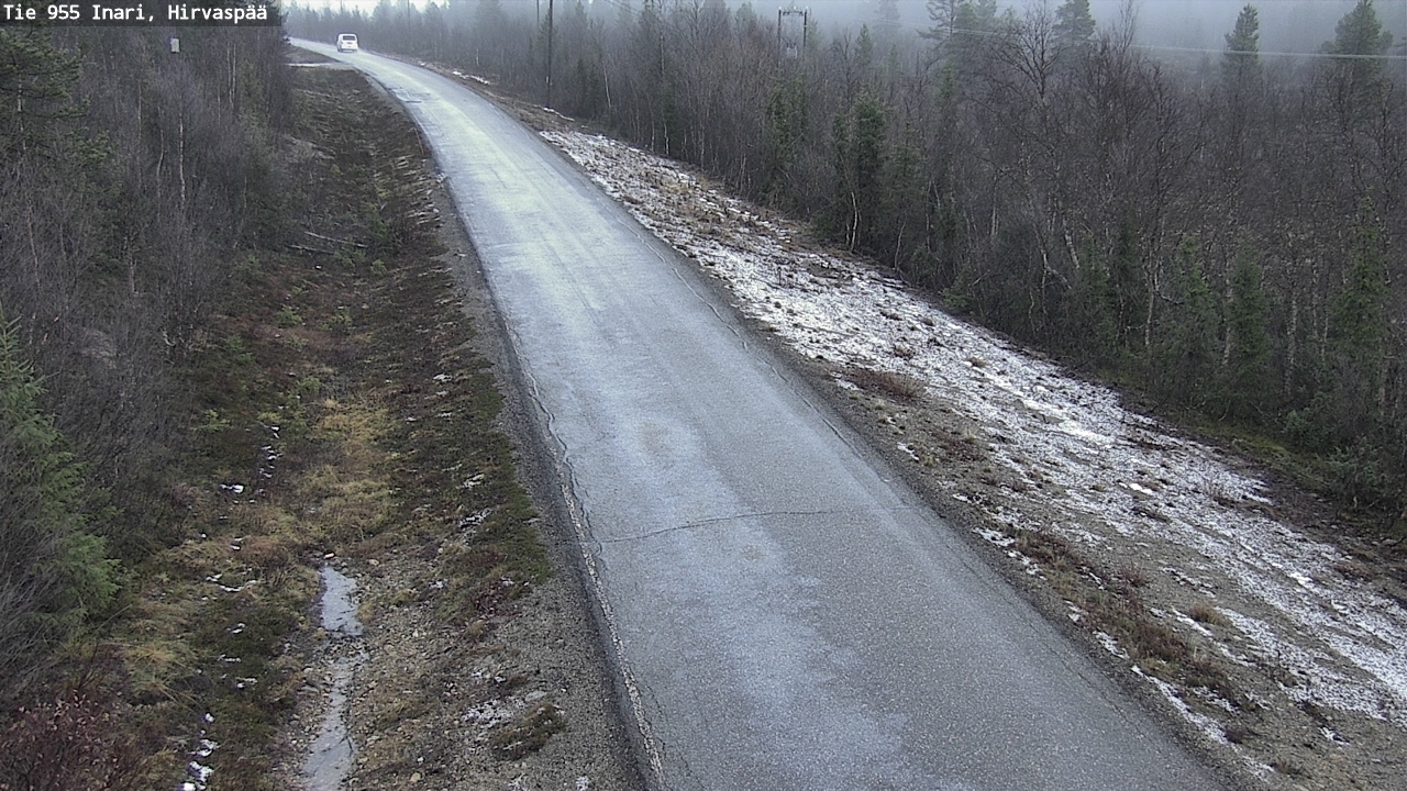 Kelikamerat Kuva Tie 955 Inari, Hirvaspää, Inari, Lappi