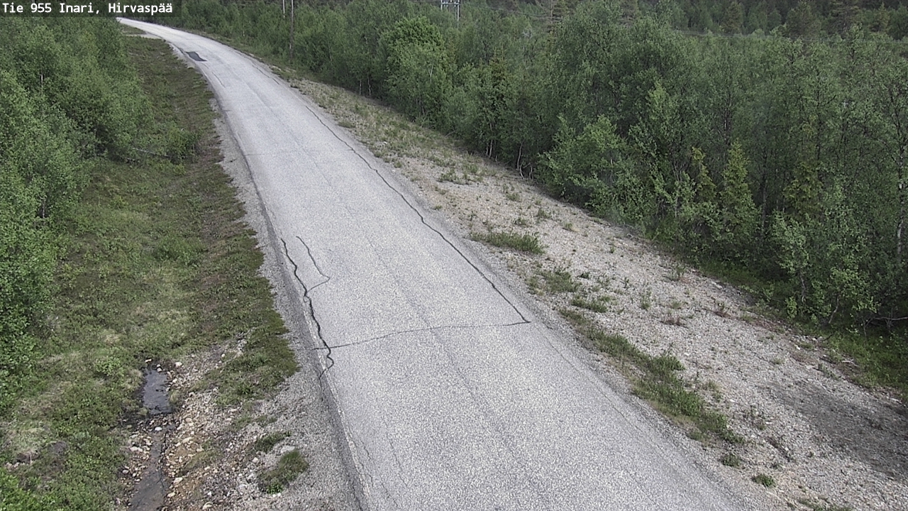 Kelikamerat Kuva Tie 955 Inari, Hirvaspää, Inari, Lappi