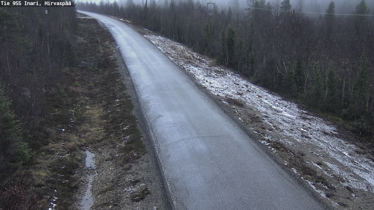Kelikamerat Kuva Tie 955 Inari, Hirvaspää, Inari, Lappi