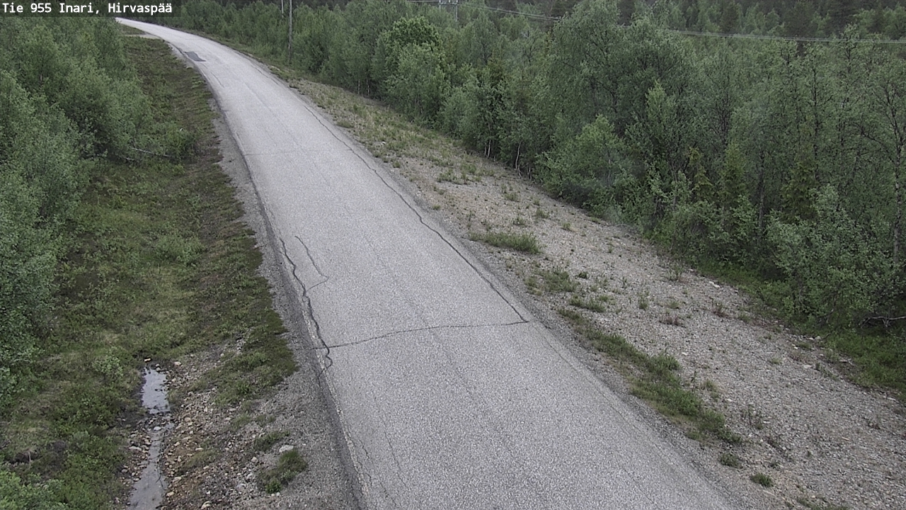 Kelikamerat Kuva Tie 955 Inari, Hirvaspää, Inari, Lappi