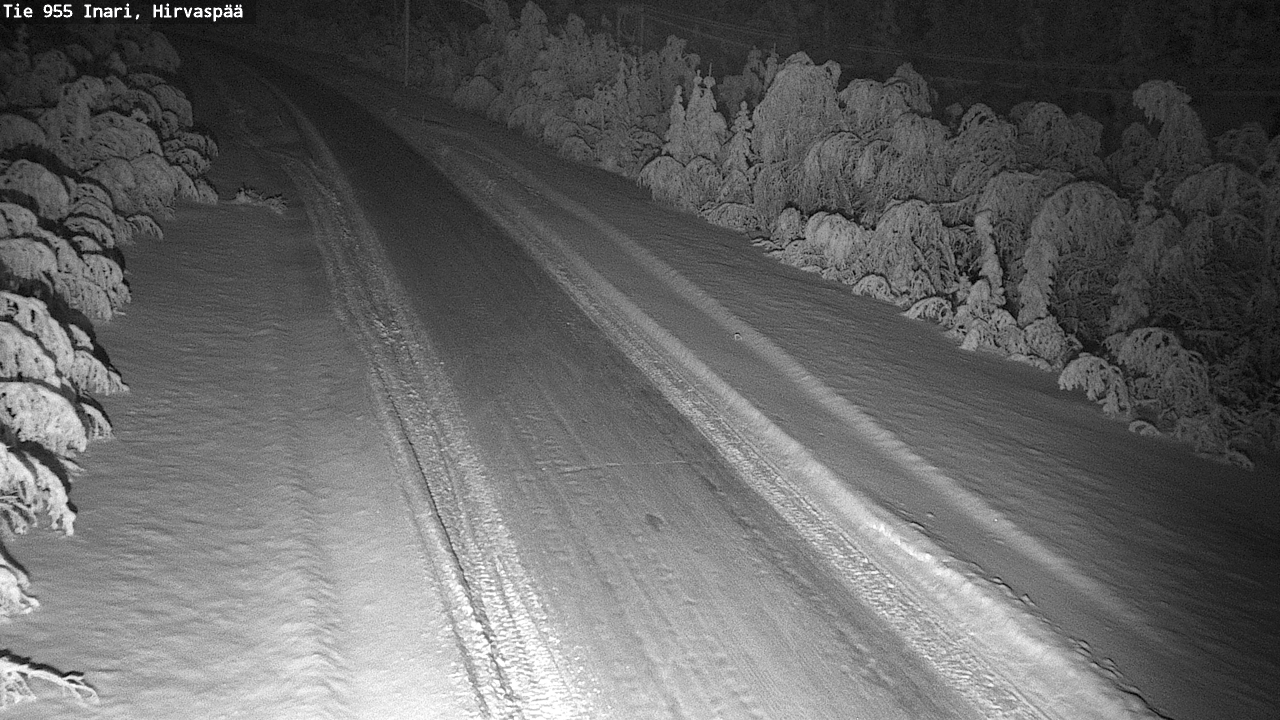 Kelikamerat Kuva Tie 955 Inari, Hirvaspää, Inari, Lappi