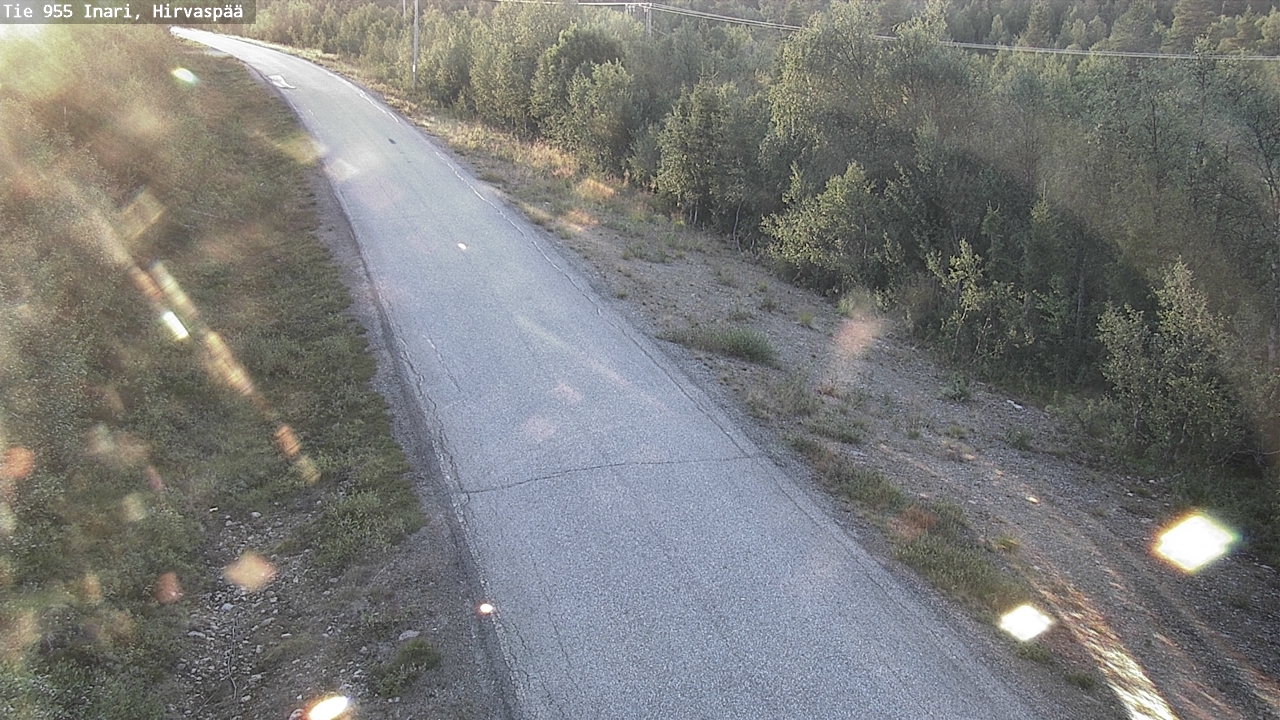 Kelikamerat Kuva Tie 955 Inari, Hirvaspää, Inari, Lappi