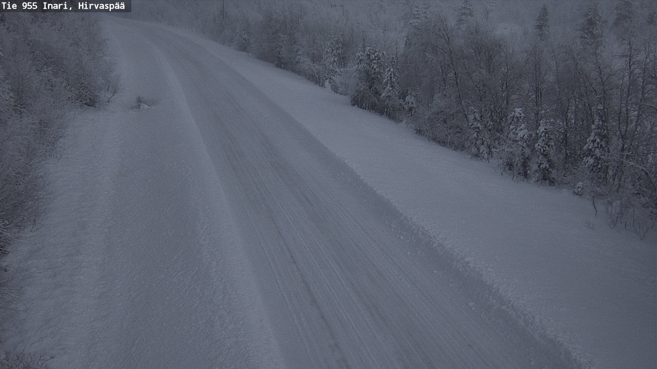 Weather Camera Image Väg 955 Enare, Hirvaspää, Inari, Lappi