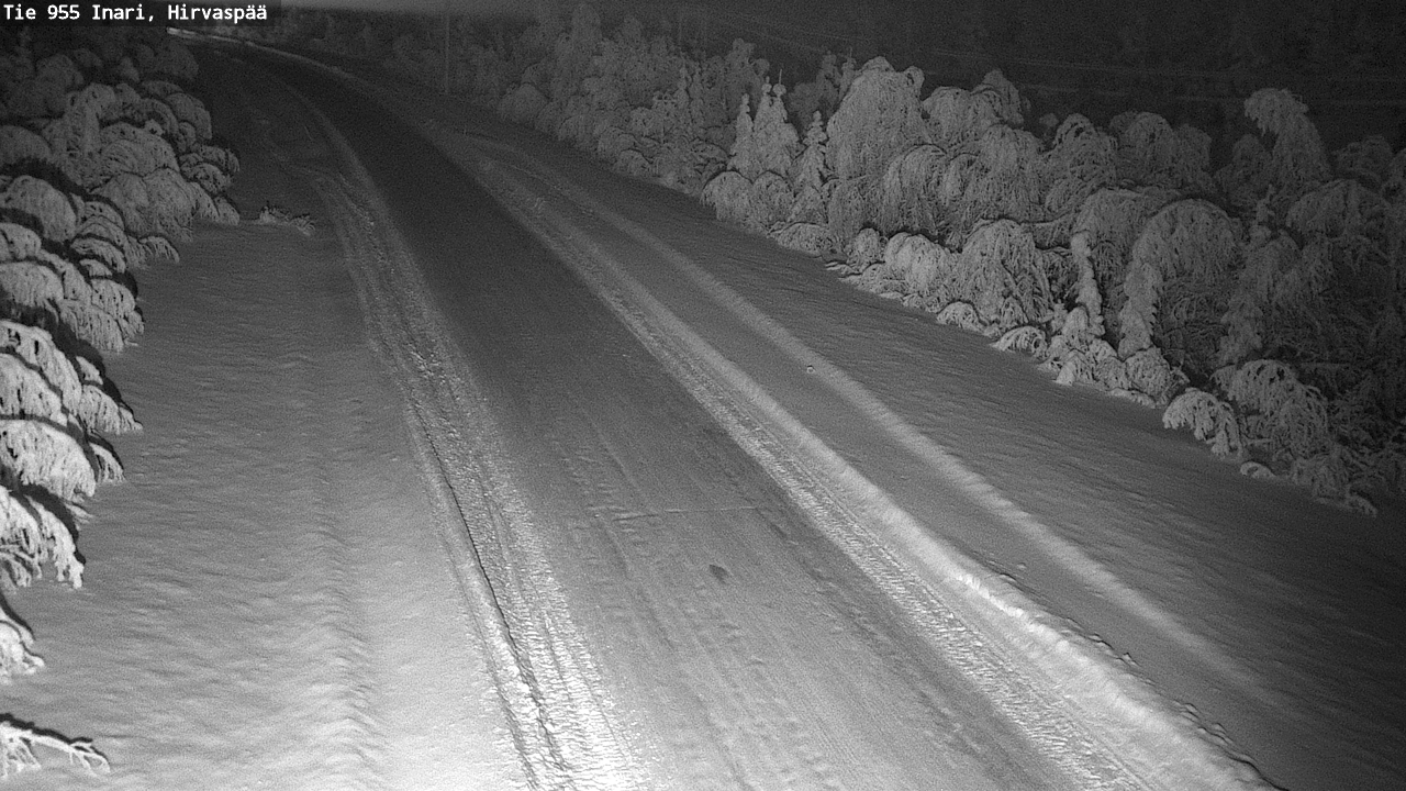 Kelikamerat Kuva Tie 955 Inari, Hirvaspää, Inari, Lappi