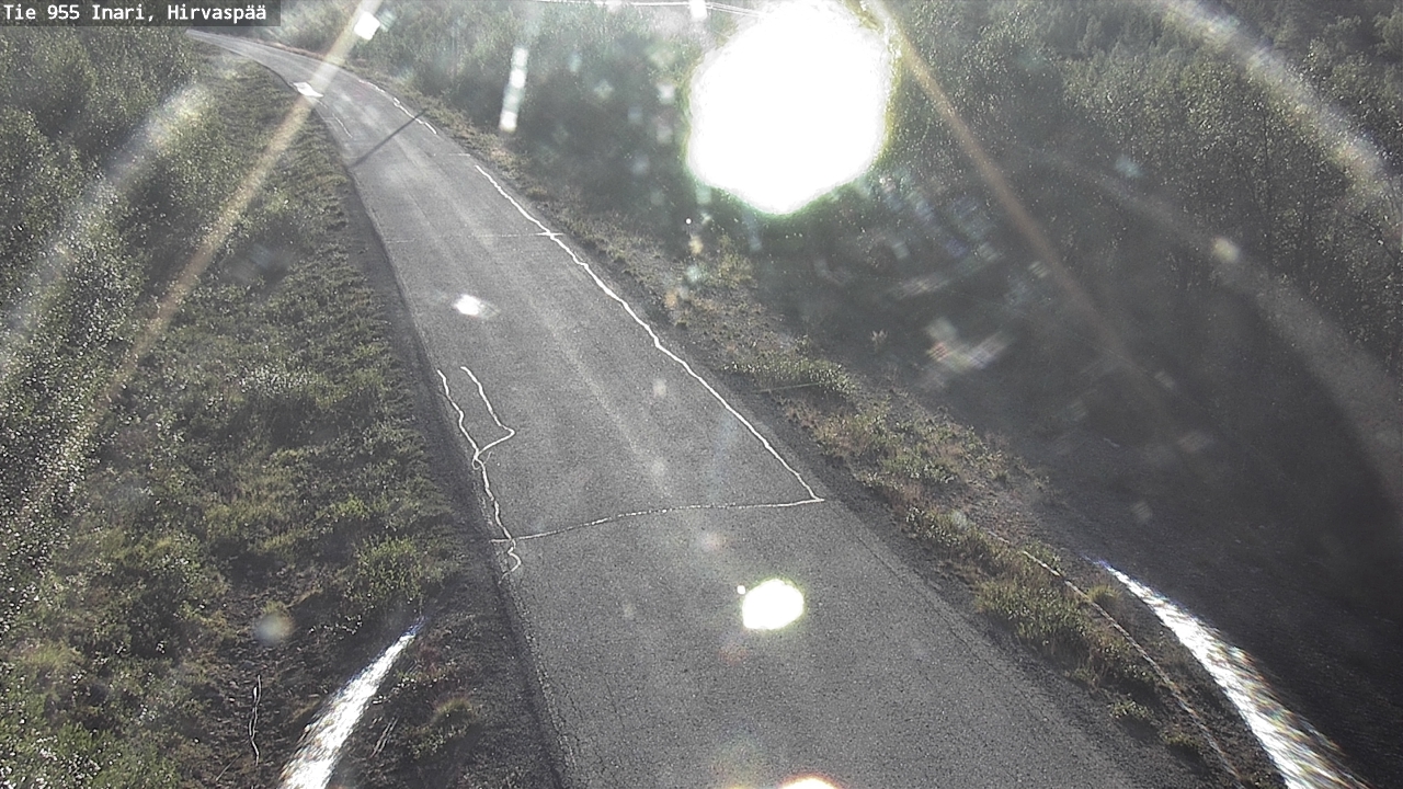 Weather Camera Image Road 955 Inari, Hirvaspää, Inari, Lappi