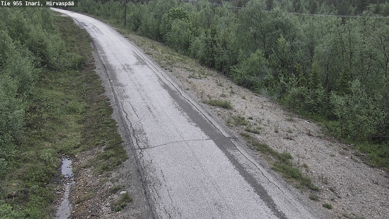 Kelikamerat Kuva Tie 955 Inari, Hirvaspää, Inari, Lappi
