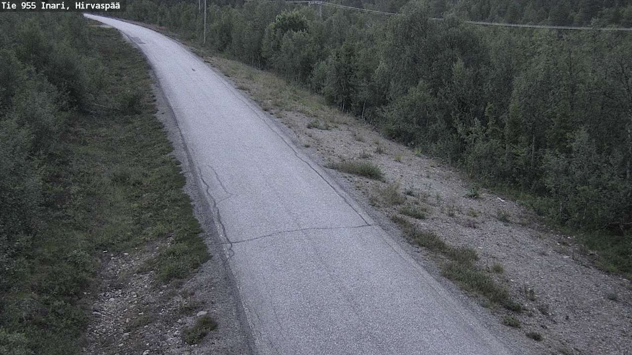 Kelikamerat Kuva Tie 955 Inari, Hirvaspää, Inari, Lappi