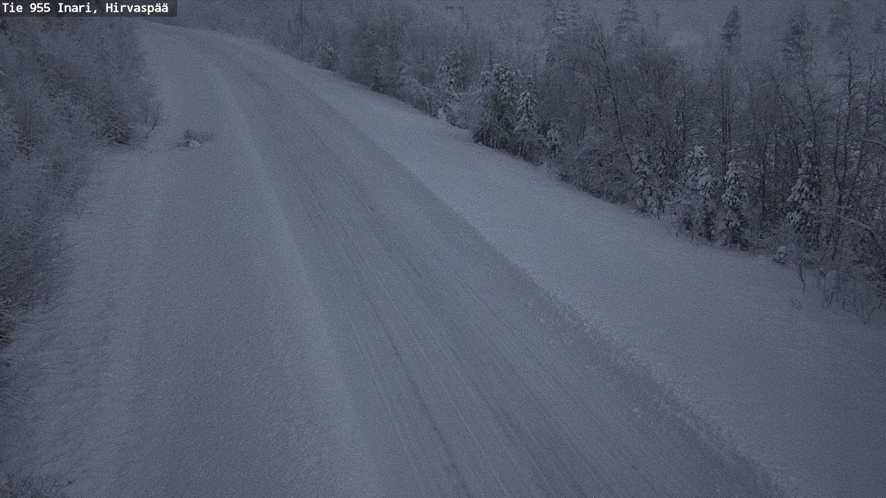 Weather Camera Image Väg 955 Enare, Hirvaspää, Inari, Lappi