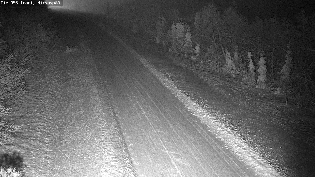 Weather Camera Image Road 955 Inari, Hirvaspää, Inari, Lappi