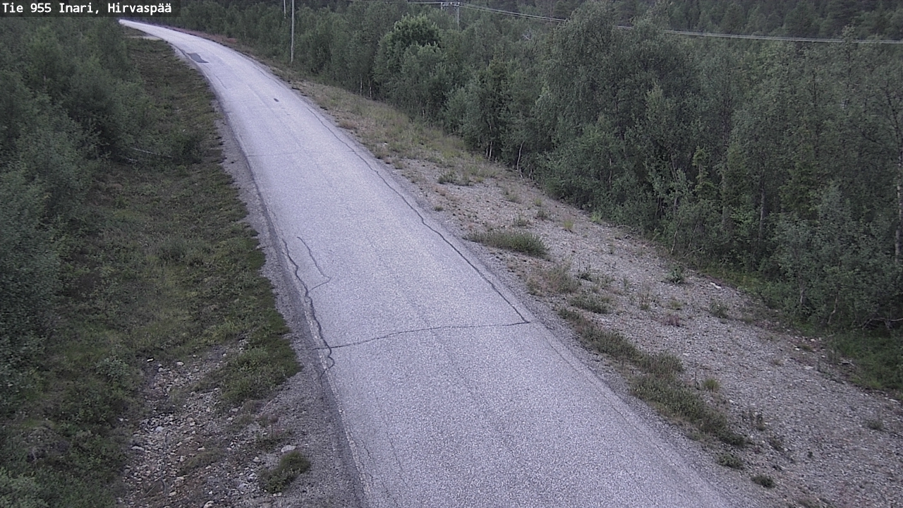 Kelikamerat Kuva Tie 955 Inari, Hirvaspää, Inari, Lappi