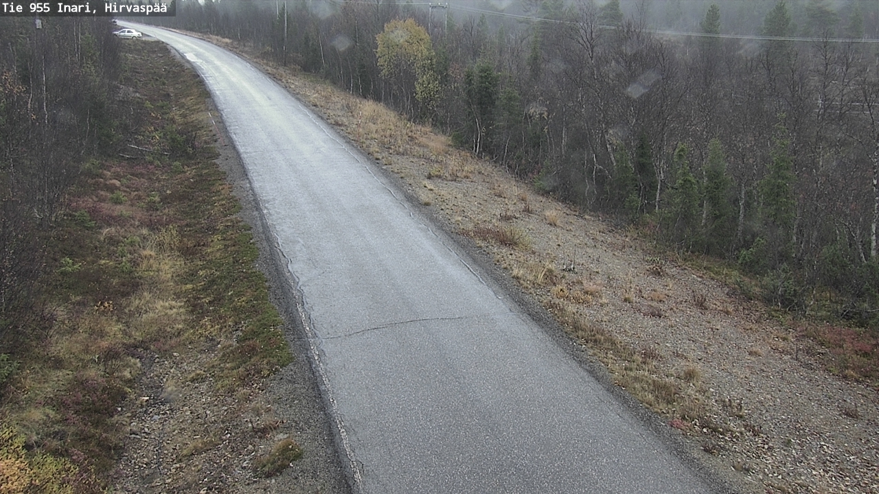 Kelikamerat Kuva Tie 955 Inari, Hirvaspää, Inari, Lappi