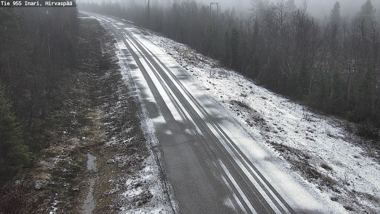 Kelikamerat Kuva Tie 955 Inari, Hirvaspää, Inari, Lappi