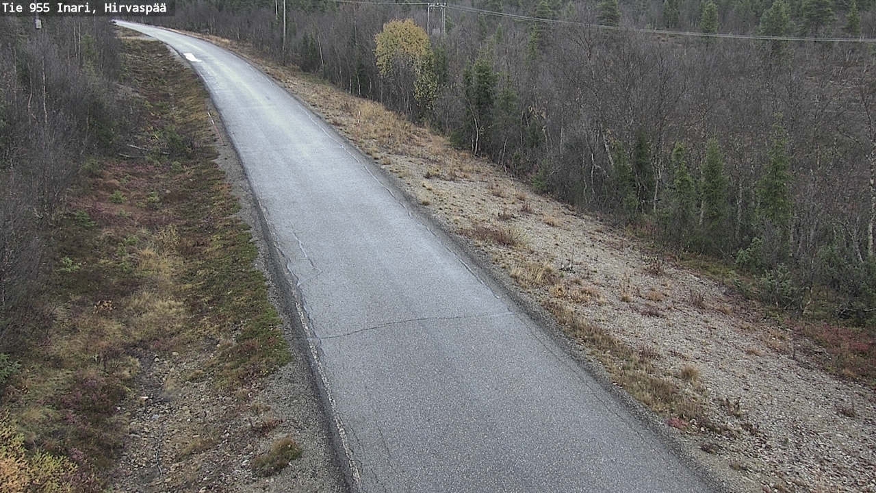 Weather Camera Image Väg 955 Enare, Hirvaspää, Inari, Lappi