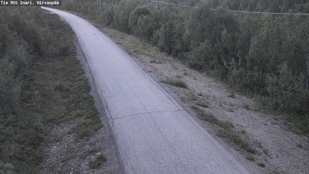 Kelikamerat Kuva Tie 955 Inari, Hirvaspää, Inari, Lappi