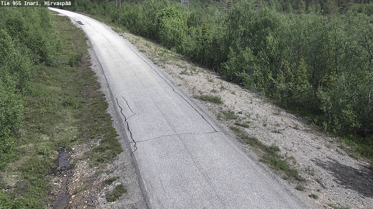 Kelikamerat Kuva Tie 955 Inari, Hirvaspää, Inari, Lappi