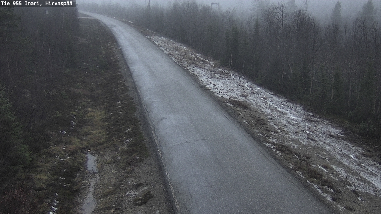 Kelikamerat Kuva Tie 955 Inari, Hirvaspää, Inari, Lappi