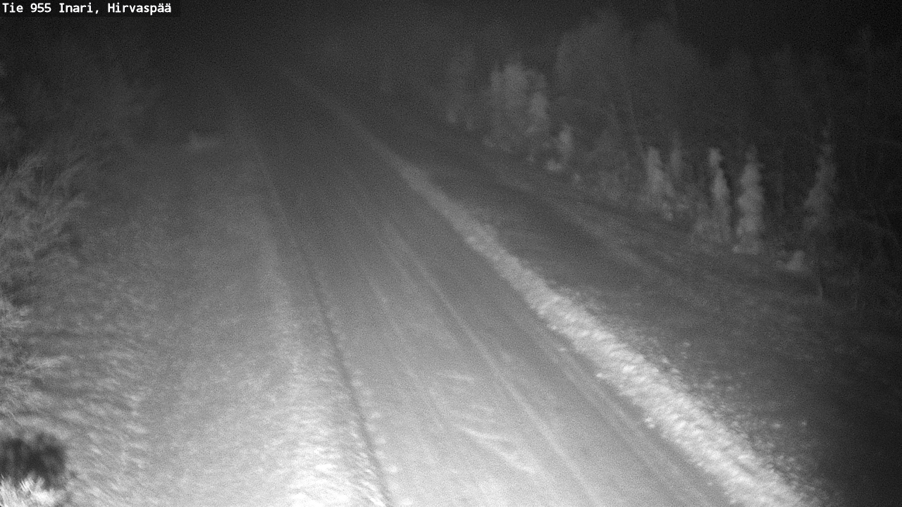 Weather Camera Image Road 955 Inari, Hirvaspää, Inari, Lappi