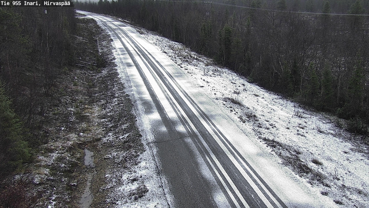 Kelikamerat Kuva Tie 955 Inari, Hirvaspää, Inari, Lappi