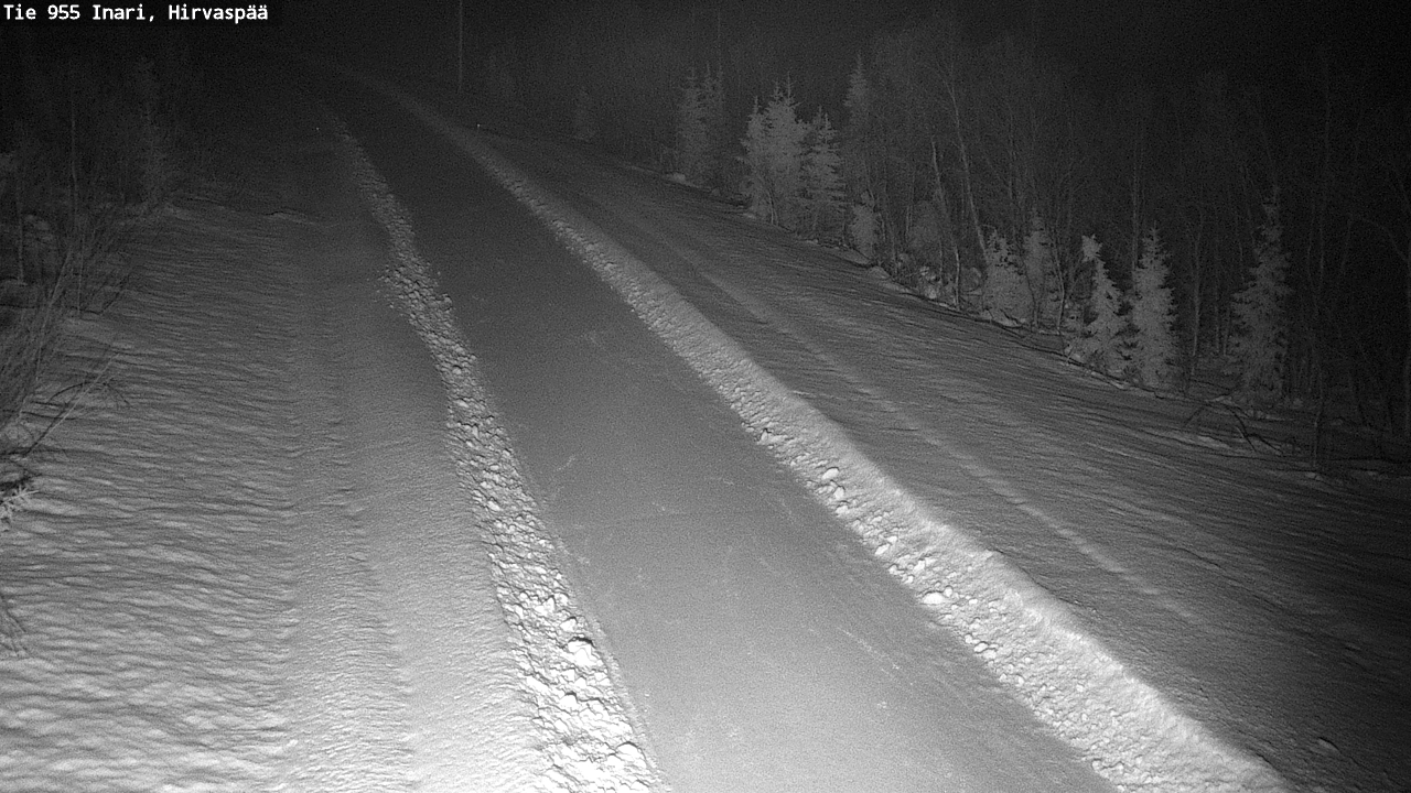 Kelikamerat Kuva Tie 955 Inari, Hirvaspää, Inari, Lappi